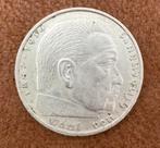 Duitse 2Mark 1938B Zilver, Postzegels en Munten, Ophalen of Verzenden, Duitsland, Losse munt, Zilver