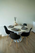 Ronde tafel Ikea Docksta, Huis en Inrichting, Tafels | Eettafels, Ophalen, Gebruikt, Rond