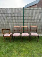 Chaises vintage gratuites - 4 pièces, Enlèvement, Comme neuf