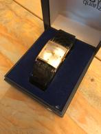 Gouden jongenshorloge 18karaat, Handtassen en Accessoires, Horloges | Dames, Ophalen, Polshorloge, Goud, Leer