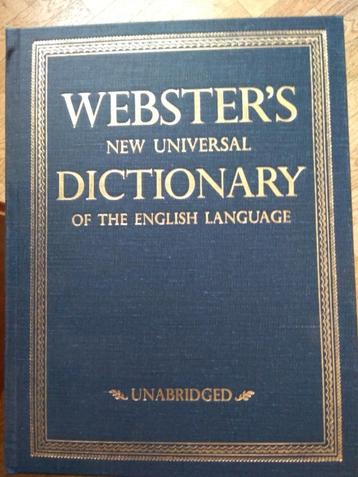 Webster's New universal Dictionary of the English Language beschikbaar voor biedingen