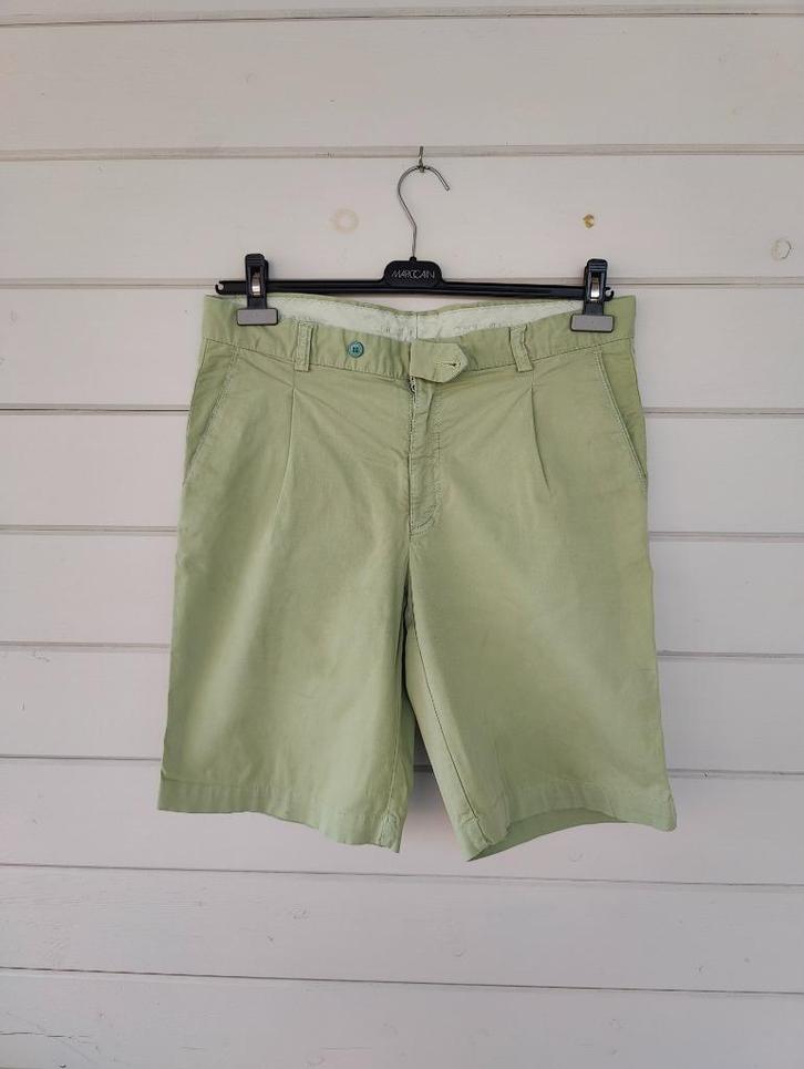 Mintgroene short - maat 46 - Cricket & Co, Kleding | Heren, Broeken en Pantalons, Zo goed als nieuw, Maat 52/54 (L), Groen, Ophalen of Verzenden