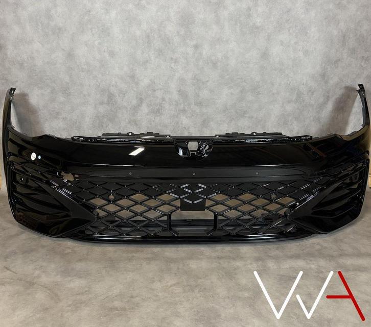 Volkswagen Golf 8 Facelift R-Line voorbumper Zwart 2025 BTW, Auto-onderdelen, Carrosserie, Bumper, Volkswagen, Voor, Nieuw, Ophalen of Verzenden