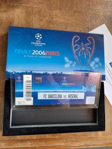 Billet pour la finale de la Ligue des Champions 2006 disponible aux enchères