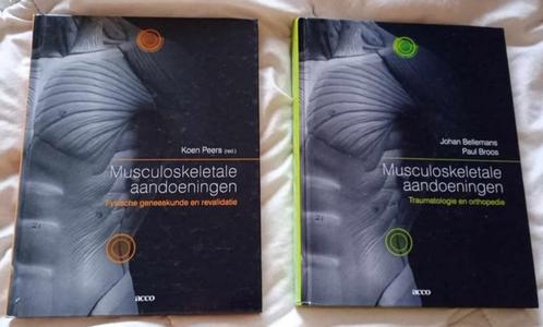 2 verschillende boeken Musculoskeletale aandoeningen, Boeken, Studieboeken en Cursussen, Zo goed als nieuw, Ophalen of Verzenden