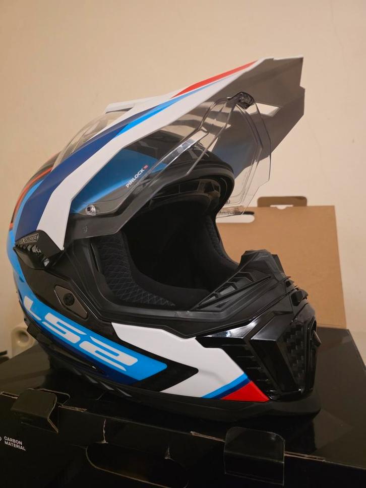 LS2 MX701 Carbon Explorer Frontier 2-helm NIEUW!!!, Motoren, Kleding | Motorhelmen, Heren, Integraalhelm, L, Overige merken, Nieuw met kaartje