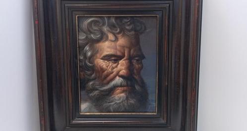 schilderij Aimé van Belleghem  (1) Socrates, Antiek en Kunst, Kunst | Schilderijen | Klassiek, Ophalen of Verzenden
