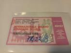 Ticket de football Inter Milan-Standard de Liège 1972, Enlèvement ou Envoi