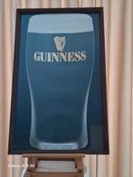 Guinness -poster. 48 x78 cm -kader met glas, Comme neuf, Enlèvement ou Envoi