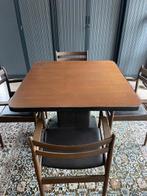 VINTAGE TAFEL VAN DEN BERGHE - PAUVERS, Huis en Inrichting, Ophalen, Gebruikt, 50 tot 100 cm, Vierkant