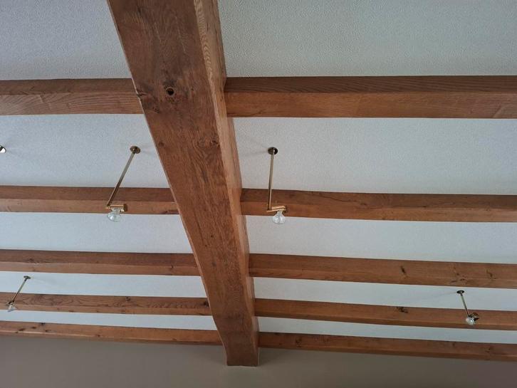 MASSIEF EIKEN BALKEN PLAFOND, Doe-het-zelf en Bouw, Hout en Planken, Eiken, Ophalen