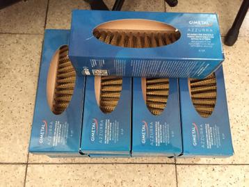  10 Brosses de four GI-METAL en laiton et bois avec insert beschikbaar voor biedingen
