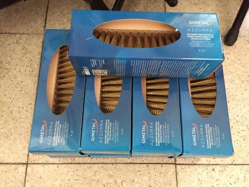 10 Brosses de four GI-METAL en laiton et bois avec insert, Doe-het-zelf en Bouw, Gereedschap | Handgereedschap, Nieuw, Ophalen of Verzenden