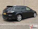 Mazda 6 Sportbreak 2.2 CiTD GT-M | Leder | Climate | Cruise, Auto's, Mazda, Parkeersensor, Zwart, Zwart, Te koop