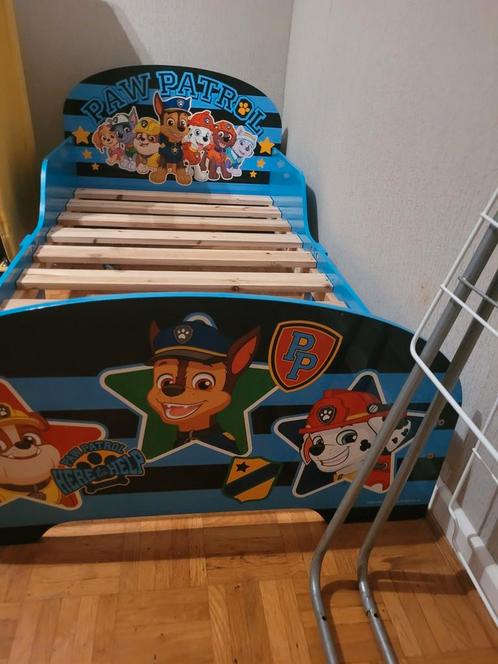 PAW PATROL PEUTERBED MET MATRAS!, Kinderen en Baby's, Kinderkamer | Bedden, Zo goed als nieuw, Matras, Ophalen
