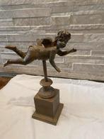 Antiek Engel beeldje, Antiek en Kunst, Antiek | Brons en Koper, Ophalen