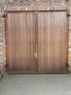 Garagepoort - Meranti, Ophalen, 120 cm of meer, Garagedeur, 200 tot 215 cm
