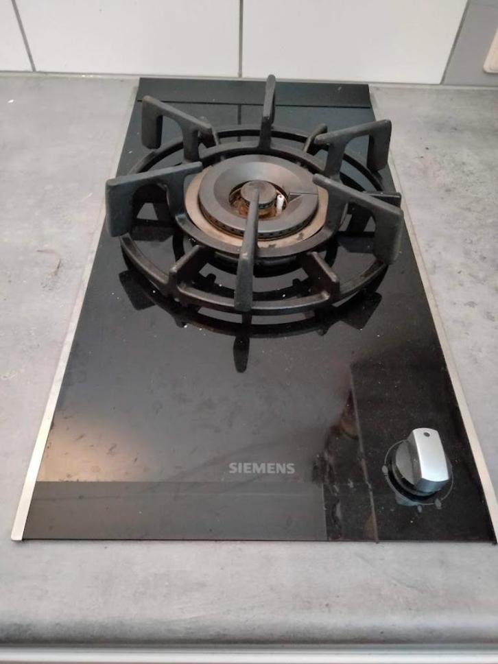 Gas wokbrander, Elektronische apparatuur, Kookplaten, Zo goed als nieuw, Inbouw, Gas, 3 kookzones of minder, Ophalen