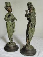 Figuur kandelaars (Emile Guillemin), Ophalen, Overige materialen