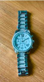 Michael Kors 7243 horloge, Handtassen en Accessoires, Horloges | Dames, Staal, Polshorloge, Zo goed als nieuw, Ophalen