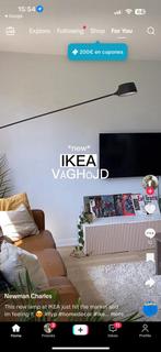 Leeslamp VÅGHÖJD van IKea, Huis en Inrichting, Lampen | Vloerlampen, Ophalen, Zo goed als nieuw