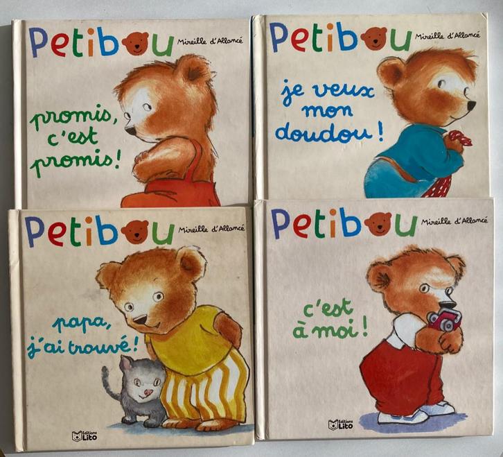 PETIBOU : 4 jolis albums tendres pour petits dès 2 ans - 4€p, Livres, Livres pour enfants | 0 an et plus, Utilisé, Enlèvement ou Envoi