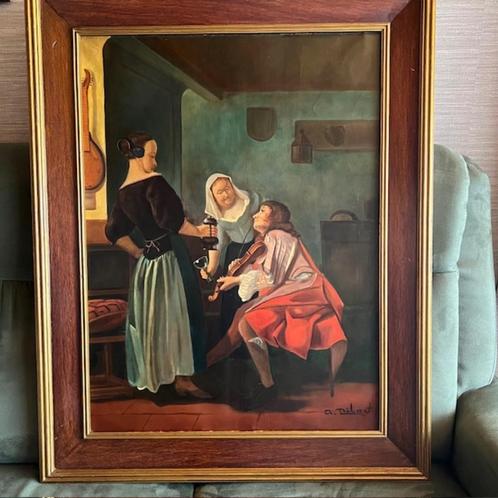 oud schilderij, Antiek en Kunst, Kunst | Schilderijen | Klassiek, Ophalen
