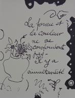 GEORGES BRAQUE / LOT VAN 2 STUKS / ZW-W LITHO / 60x45cm, Enlèvement ou Envoi