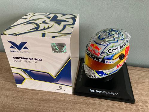 Max Verstappen 1:4 helm Austrian GP 2022 Schuberth RB18, Collections, Marques automobiles, Motos & Formules 1, Neuf, ForTwo, Enlèvement ou Envoi