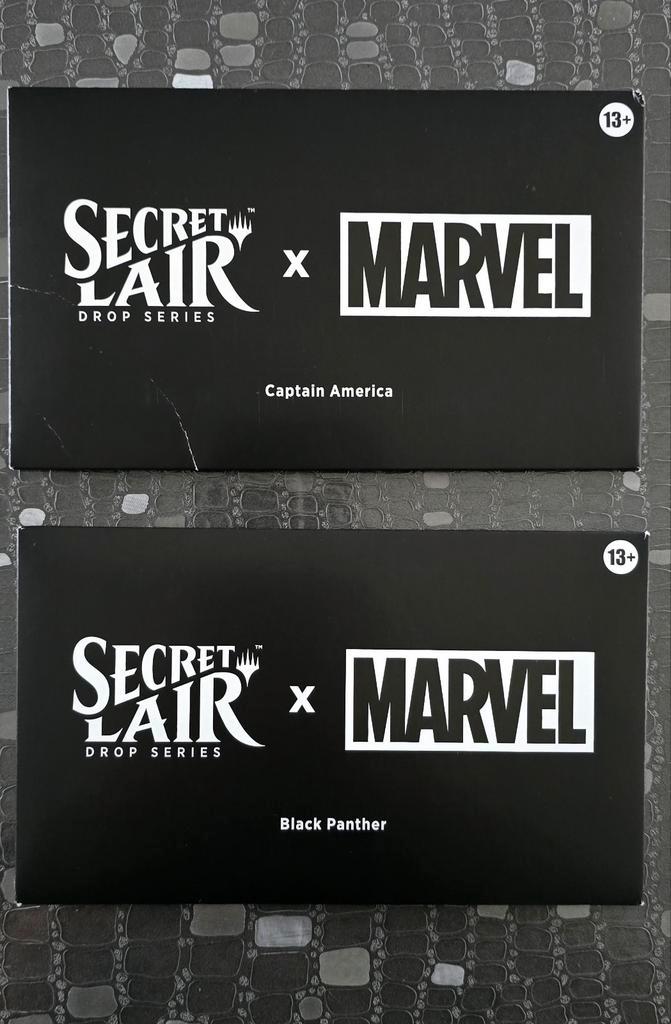 2 Secret Lair x Marvel Boosters, Hobby en Vrije tijd, Verzamelkaartspellen | Overige, Nieuw, Foil, Ophalen of Verzenden