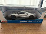 2017 Maisto Ford GT Silver 1/18 scale diecast, Ophalen of Verzenden, Zo goed als nieuw, Maisto