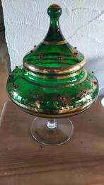 vintage glazen bonbonière, Antiek en Kunst, Ophalen