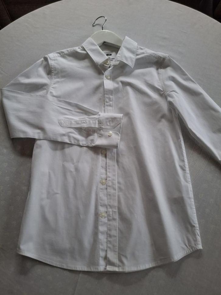Jongenshemdjes met lange mouwen maat 146, Enfants & Bébés, Vêtements enfant | Taille 146, Comme neuf, Garçon, Chemise ou Chemisier