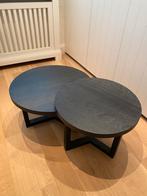 Twee bijzet-/salontafels! Nieuw!, Rond, Zo goed als nieuw, Hout, Ophalen