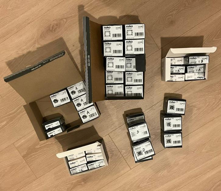 Niko RF Easywave draadloze componenten - NIEUW, Doe-het-zelf en Bouw, Elektriciteit en Kabels, Nieuw, Schakelaar, Ophalen of Verzenden