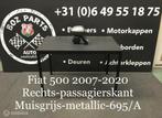 FIAT 500 Buitenspiegel Rechts Muisgrijs Metallic Compleet, Utilisé, Enlèvement ou Envoi