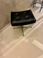 Voetbank/ bijzet stoeltje draaibaar, Huis en Inrichting, Zetels | Voetbanken en poefs, Ophalen, Gebruikt, 50 tot 75 cm, Leer