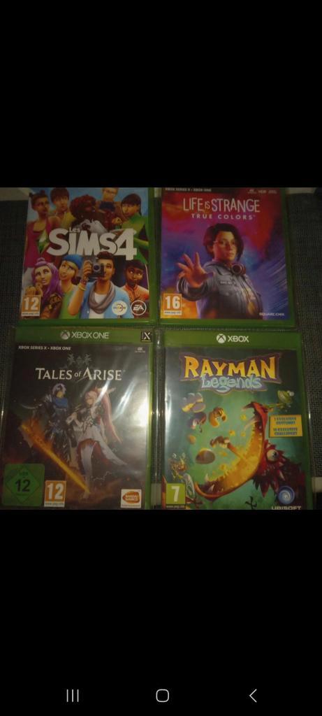lot de 4 jeux xbox series s/x, Games en Spelcomputers, Games | Xbox Original, Zo goed als nieuw, Ophalen of Verzenden