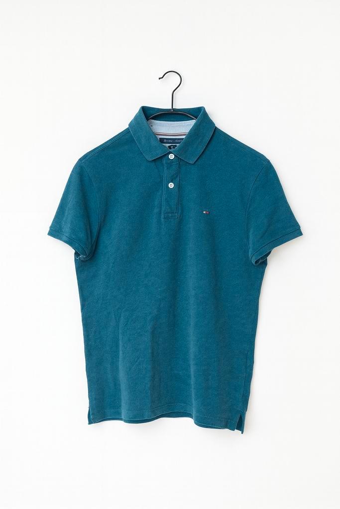 Tommy Hilfiger blauw poloshirt — Custom Fit — Maat S, Kleding | Heren, Polo's, Blauw, Verzenden
