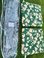 2 tuinkussens 50x50x5 zgst., Tuin en Terras, Tuinmeubel-accessoires, Ophalen