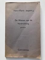 De Wetten van de Verdrukking - Henri-Floris Jespers, Boeken, Ophalen of Verzenden