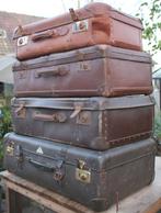 Retro vintage antieke oude valiezen koffers, Ophalen of Verzenden