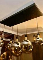 Smokey glas hanglamp, Ophalen, Zo goed als nieuw, Glas