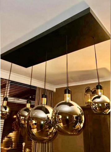 Smokey glas hanglamp beschikbaar voor biedingen