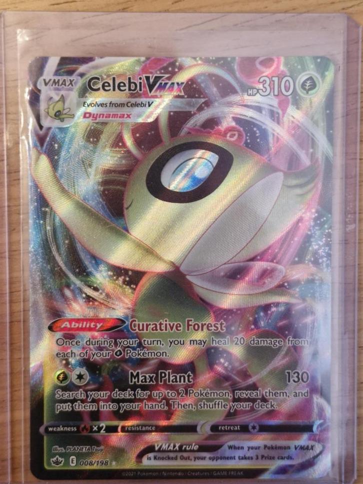 Celebi Vmax, Hobby en Vrije tijd, Verzamelkaartspellen | Pokémon, Nieuw, Losse kaart, Verzenden