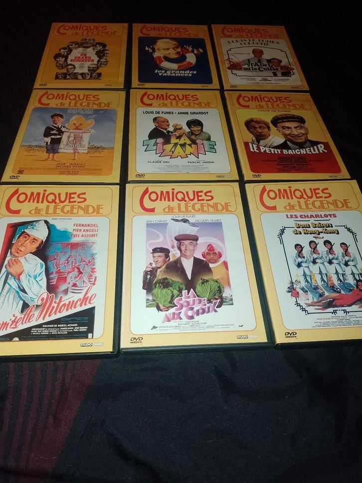 Te koop lot van 9 dvd's uit de Comics of Legend-collectie, Cd's en Dvd's, Dvd's | Komedie, Zo goed als nieuw, Actiekomedie, Alle leeftijden