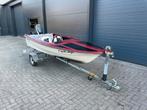 Placom 350 + 9,9 ch Yamaha + remorque, Sports nautiques & Bateaux, Speedboat, Comme neuf, Enlèvement ou Envoi, Moteur hors-bord