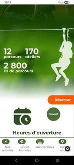 Ecopark Tournai accrobranche et filet, Tickets en Kaartjes, Recreatie | Pretparken en Attractieparken
