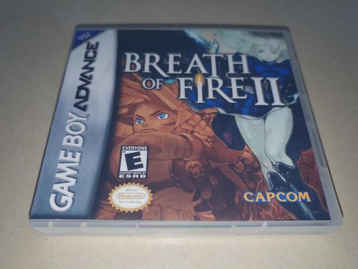 Breath of Fire II Game Boy Advance GBA Game Case, Games en Spelcomputers, Games | Nintendo Game Boy, Zo goed als nieuw, Verzenden