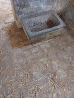 Blauwe steen eet bak of bloemen bak, Ophalen